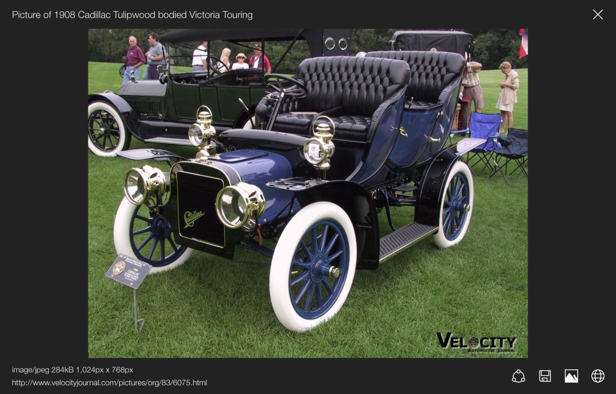 Кадиллак 1908