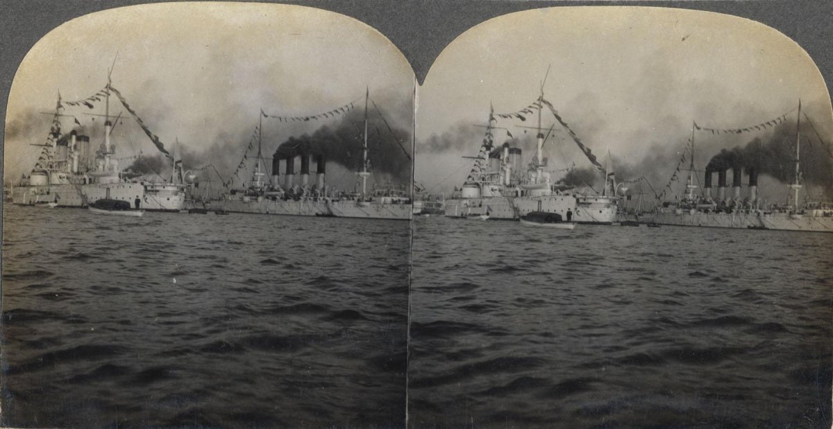 Броненосец Севастополь порт Артур 1904