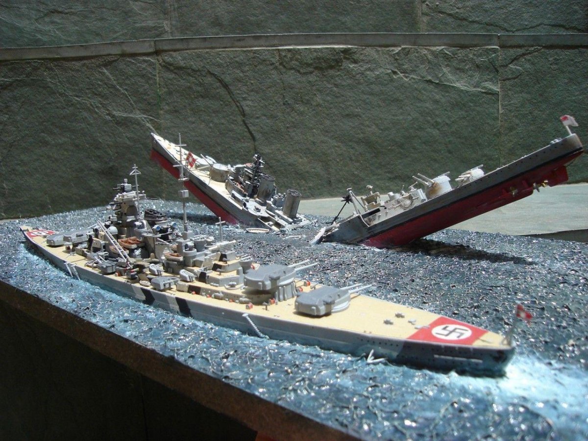 Корабль линкор бисмарк
