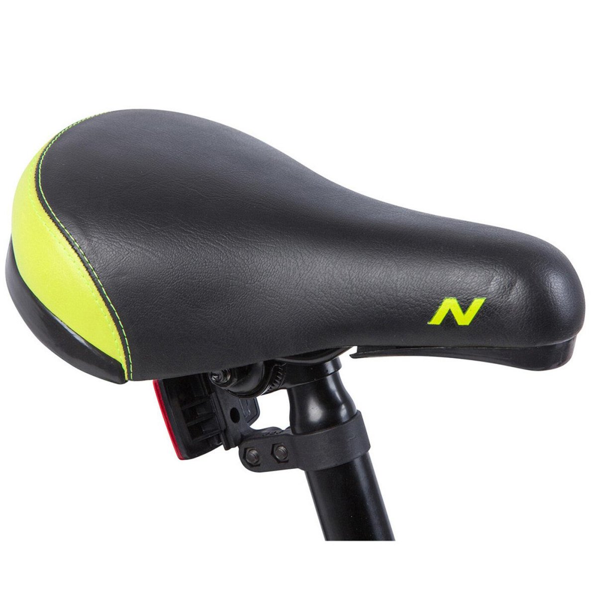 Седло Novatrack черное/оранж (детское) -