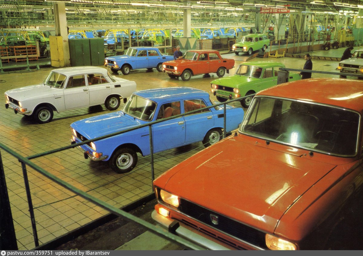 Москвич 2140 на заводе АЗЛК