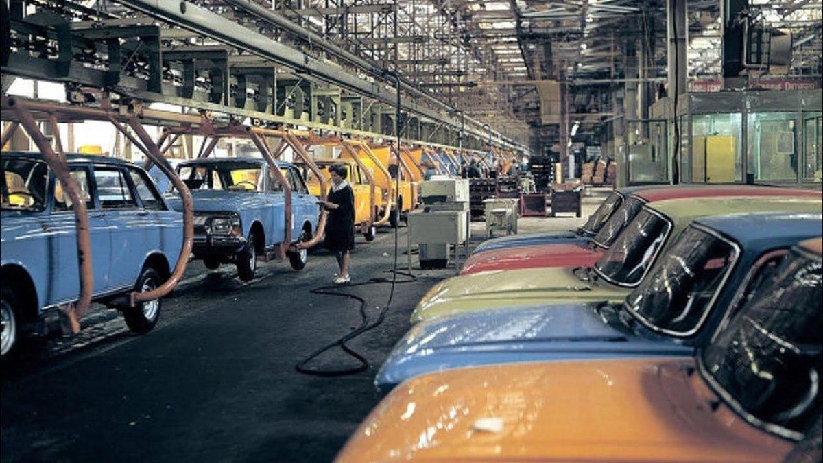 Ижевский автозавод конвейер Москвич 412