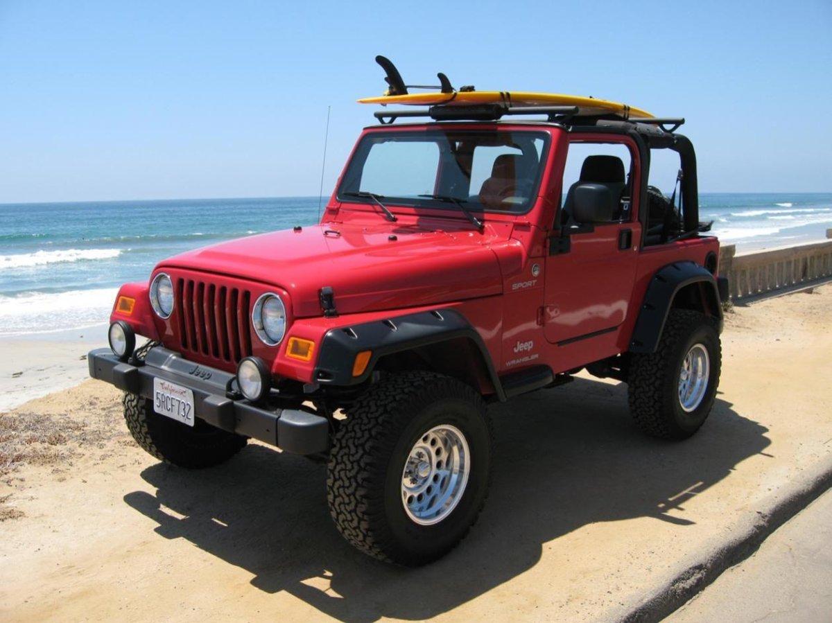 Jeep Wrangler пляжный