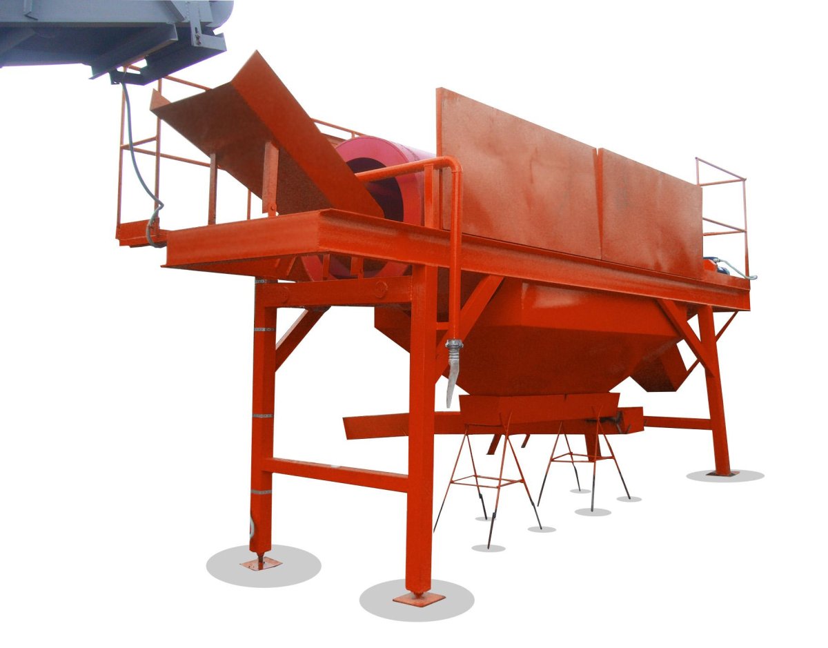 Гравиемойка барабанная