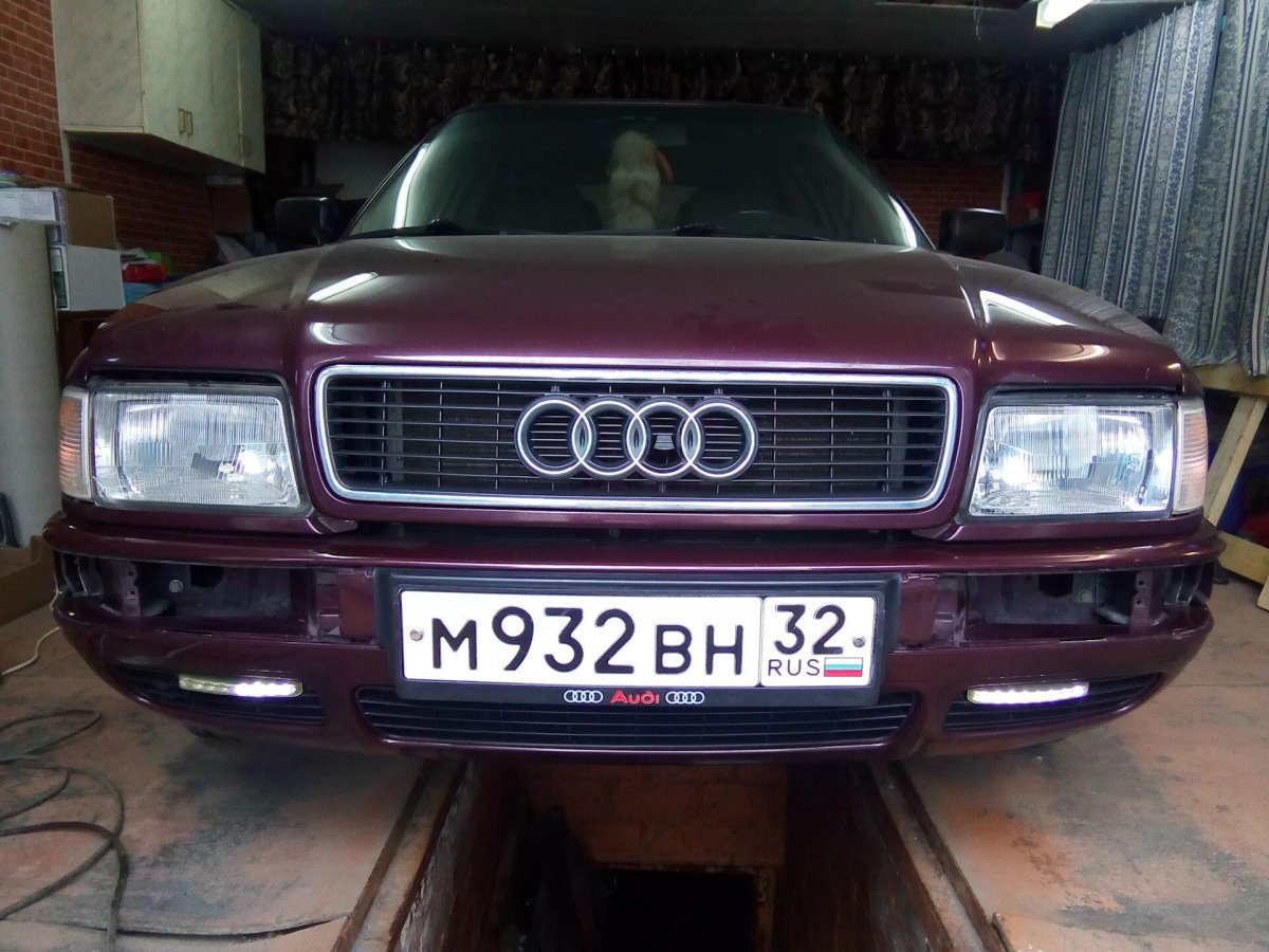 Ауди 80 б4 с противотуманками
