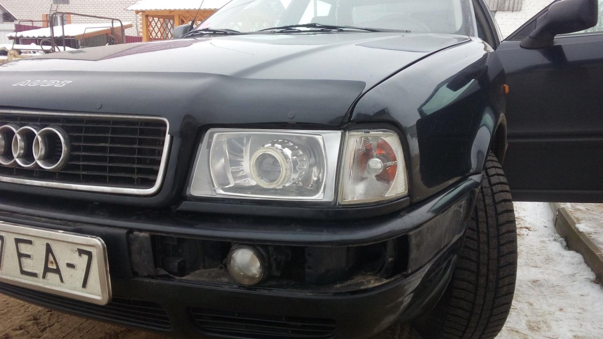 Audi 80 b4 линзы
