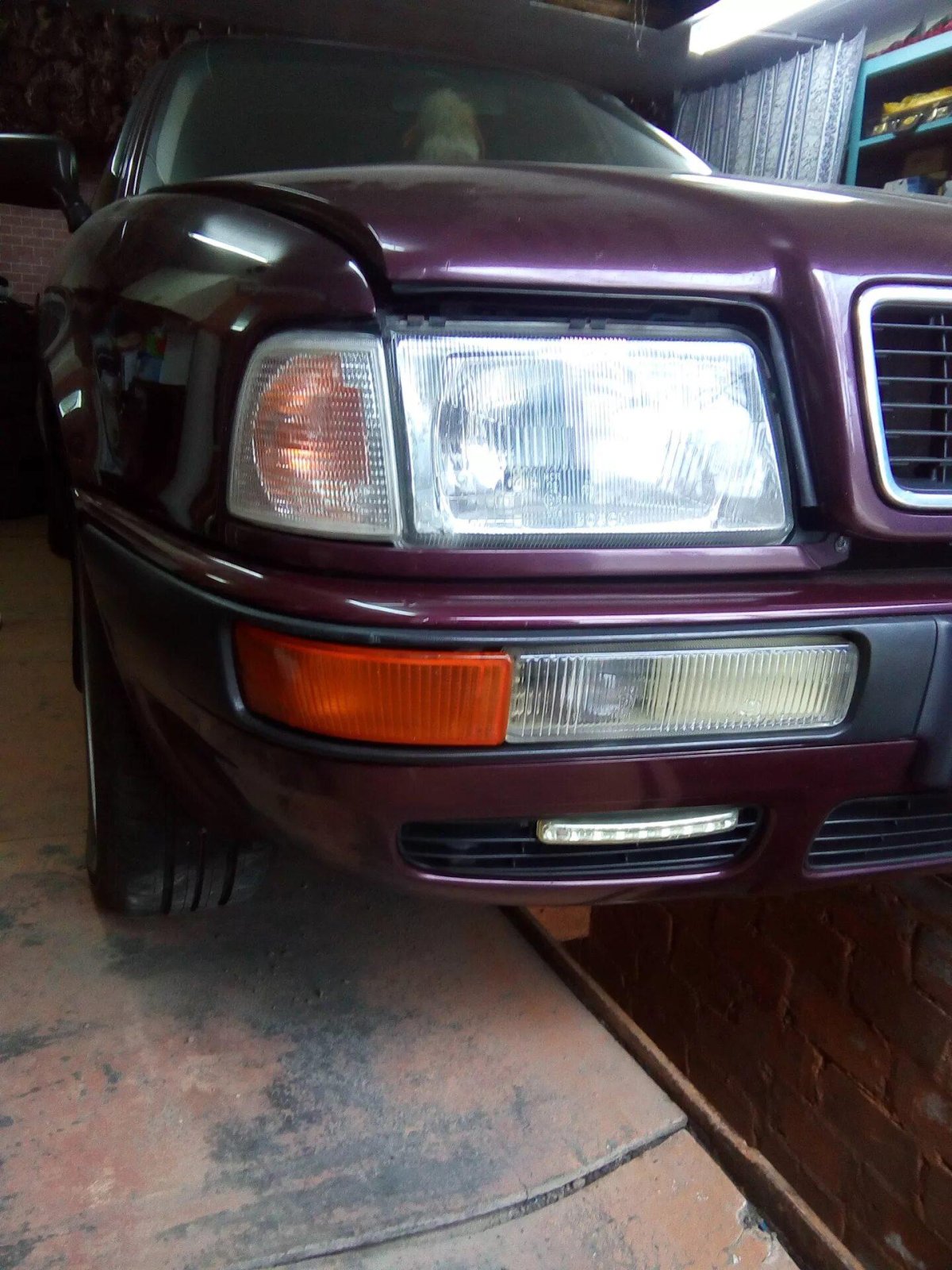 Туманки в бампер Ауди 80 б4