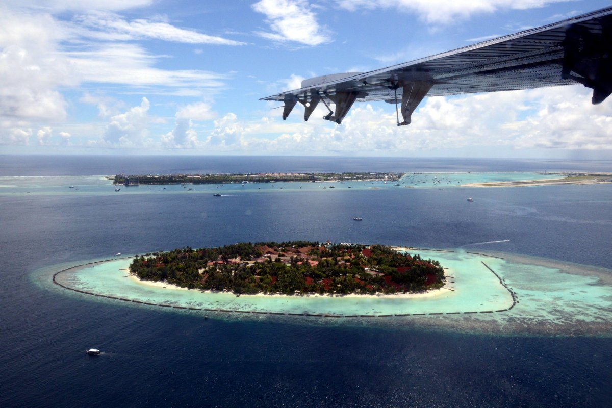 Мальдивы с самолета