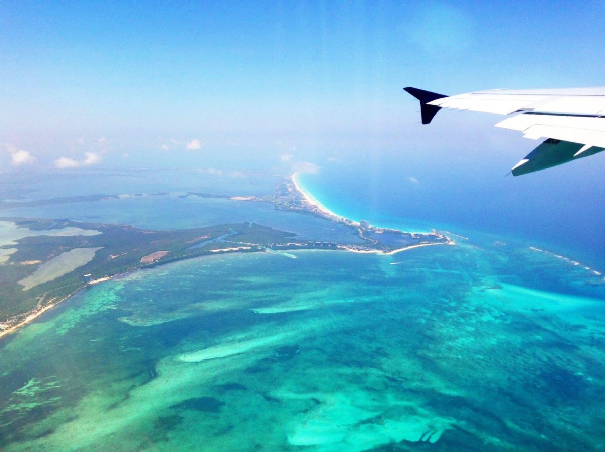 Красивый вид с самолета