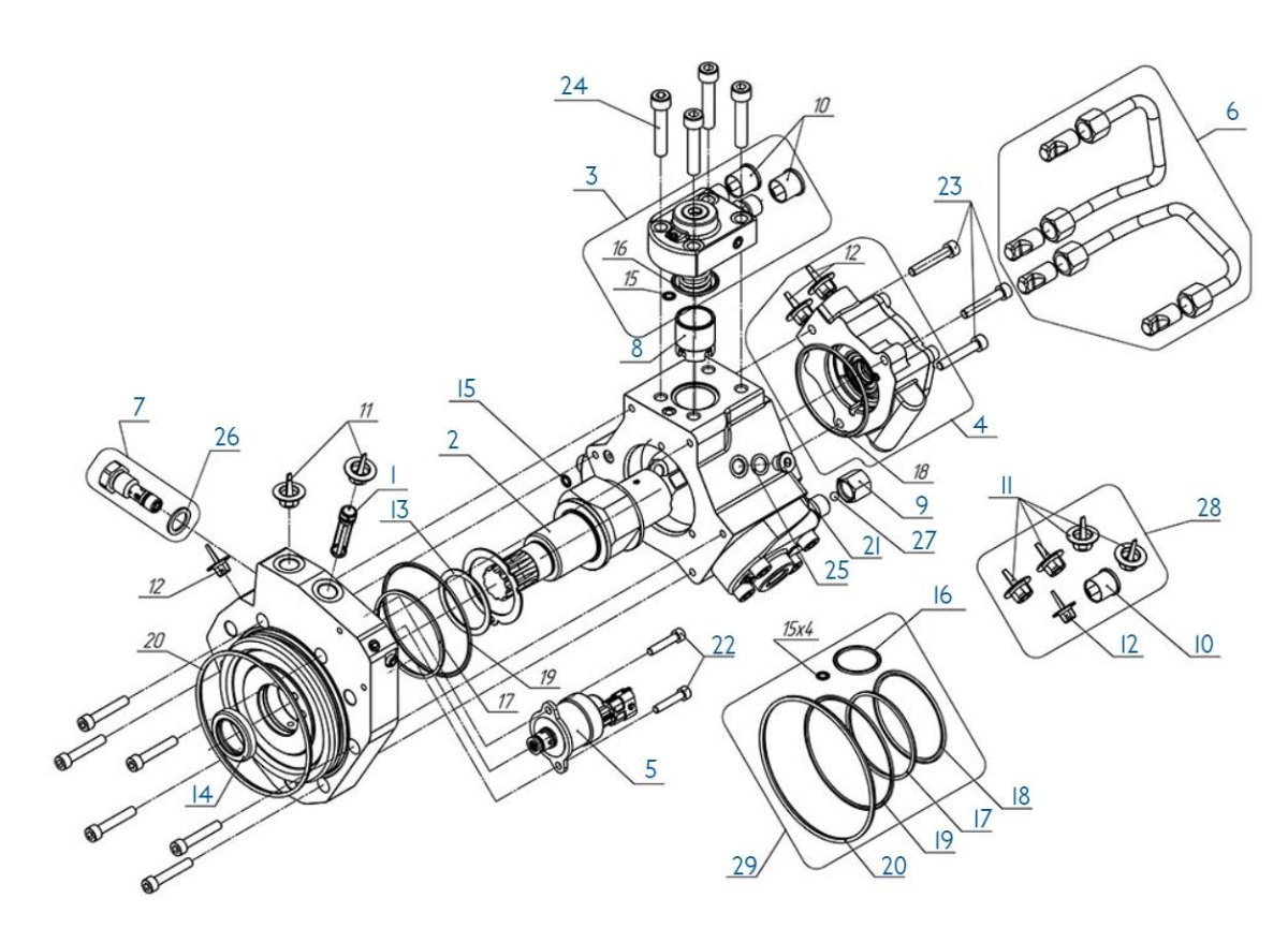 ТНВД КАМАЗ common Rail а-08-004-00-00-01