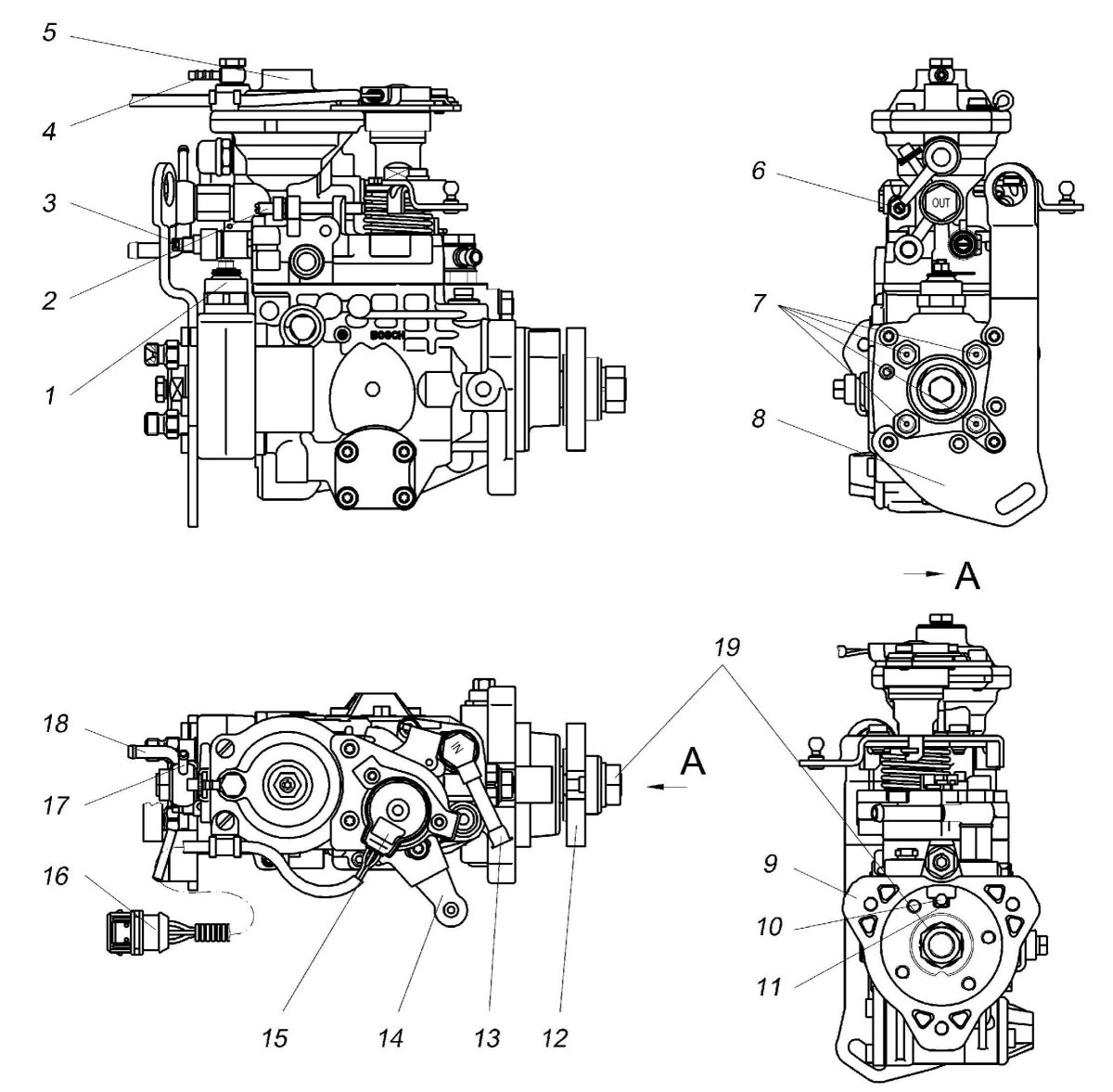 Клапан на ТНВД ЗМЗ 514