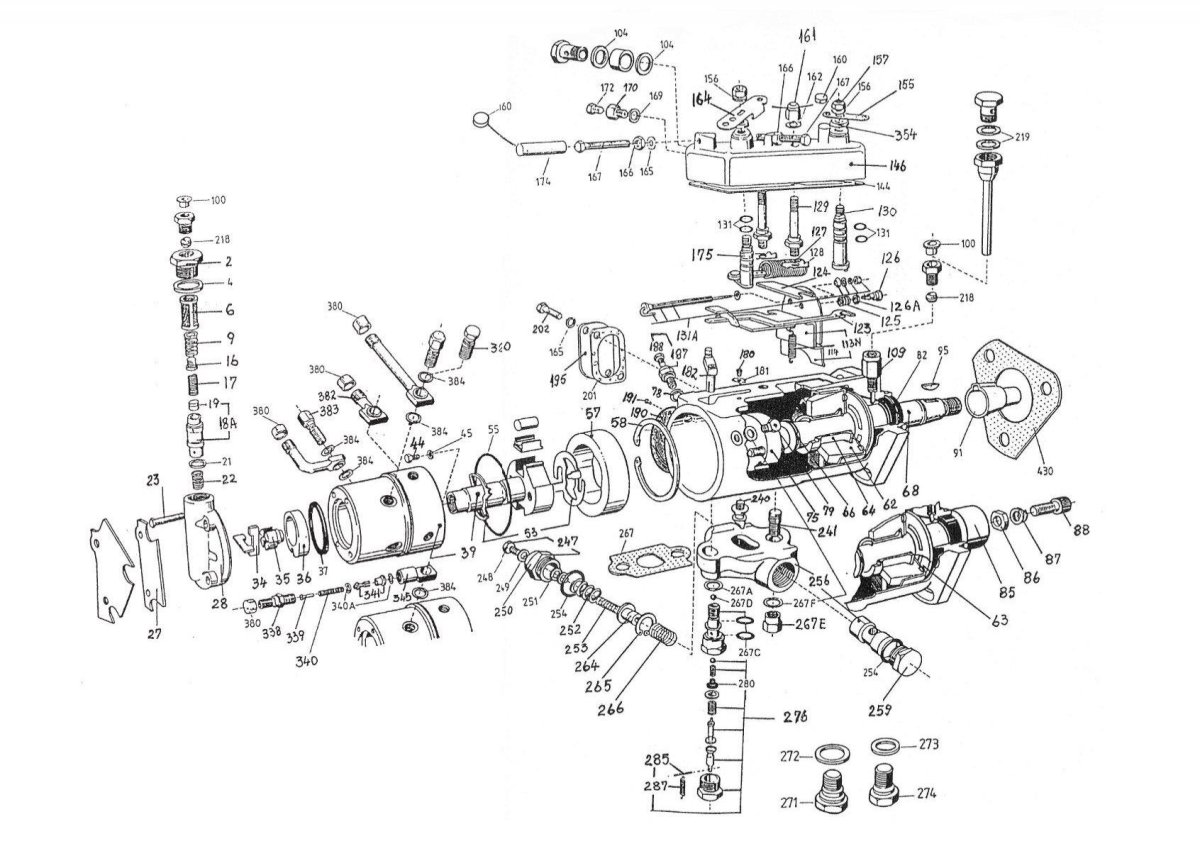 Топливный насос Mefin 3842 f020
