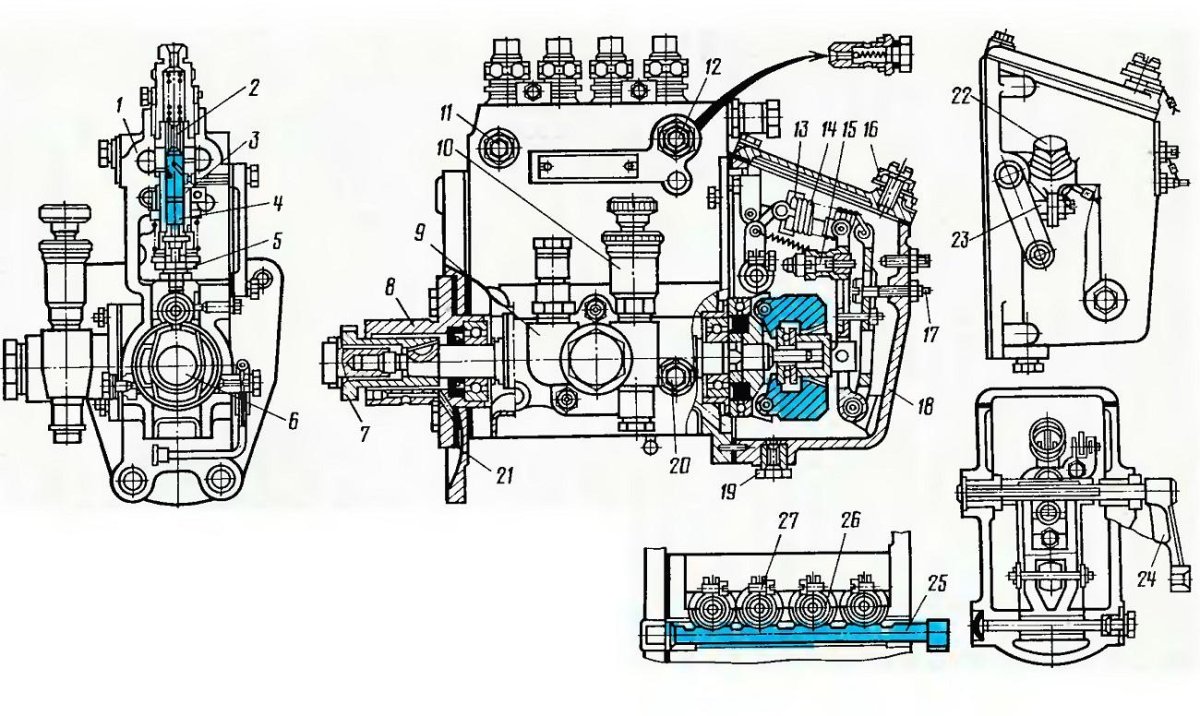 Насос ТНВД МТЗ 82