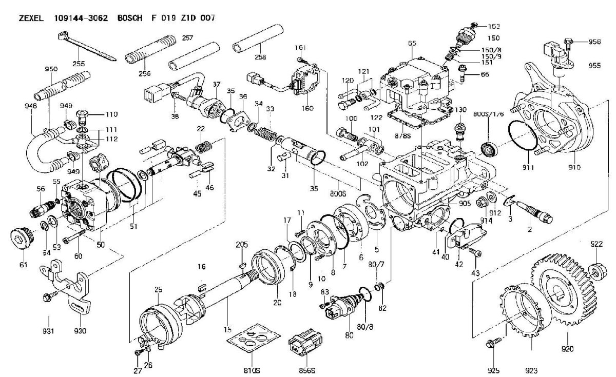 Ремкомплект ТНВД VRZ 4m41
