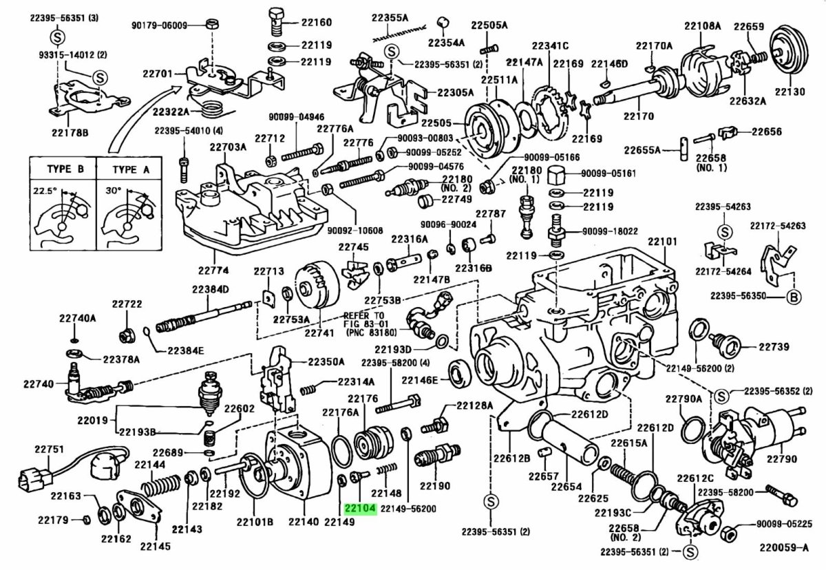 ТНВД Тойота Дюна 5l