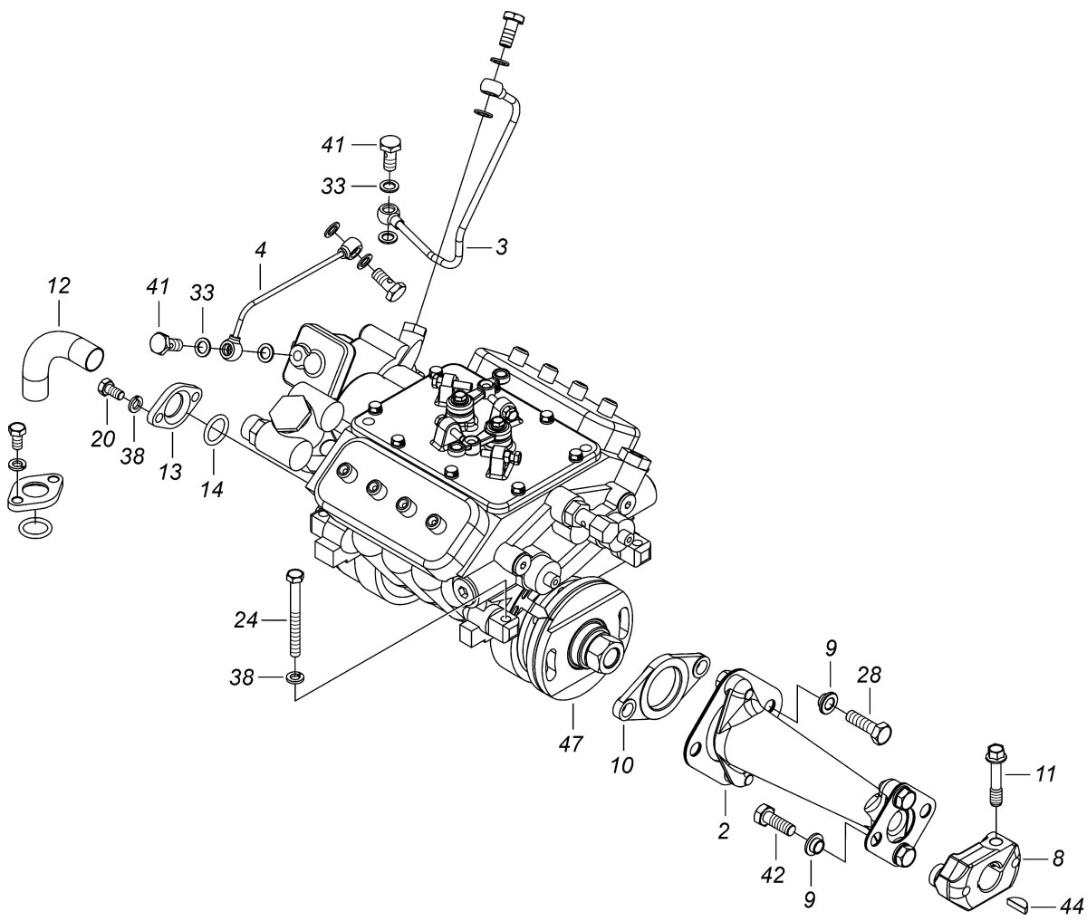 Привод топливного насоса КАМАЗ евро 1