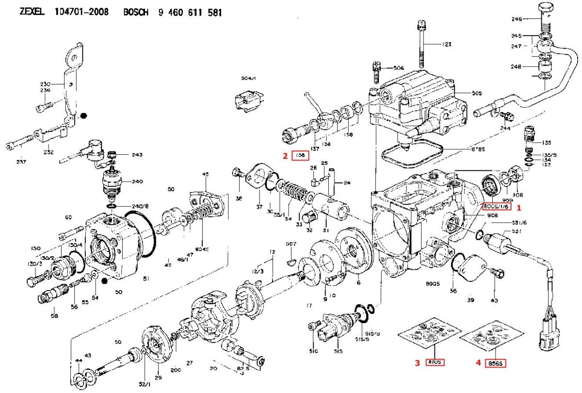 Топливный насос ТНВД ТД 27