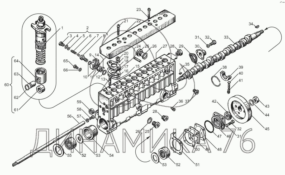 Регулятор ТНВД ЯМЗ 238
