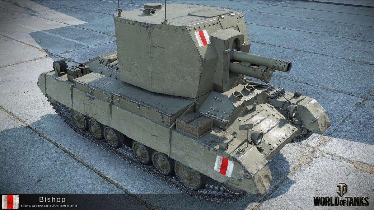 Британская САУ Бишоп