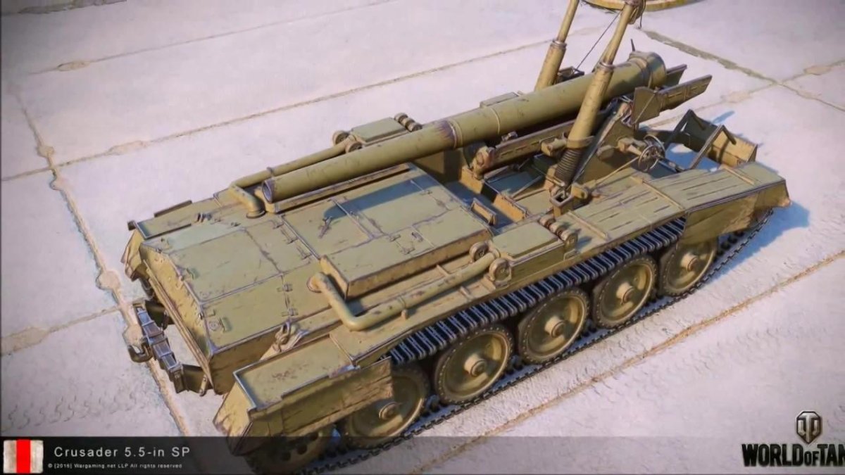 САУ Crusader 5.5-in. SP