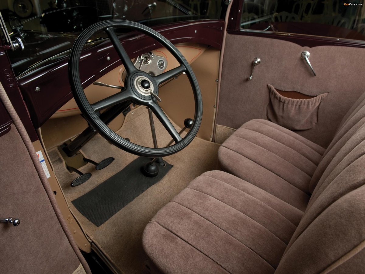 Ford model a 1927 салон