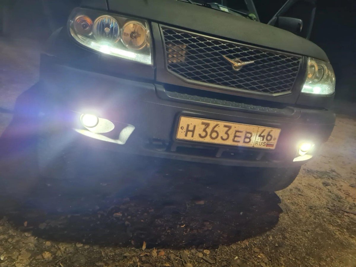 Лед фары на УАЗ Патриот