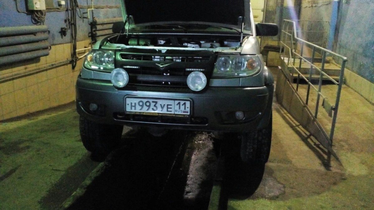 ПТФ на бампер УАЗ Патриот