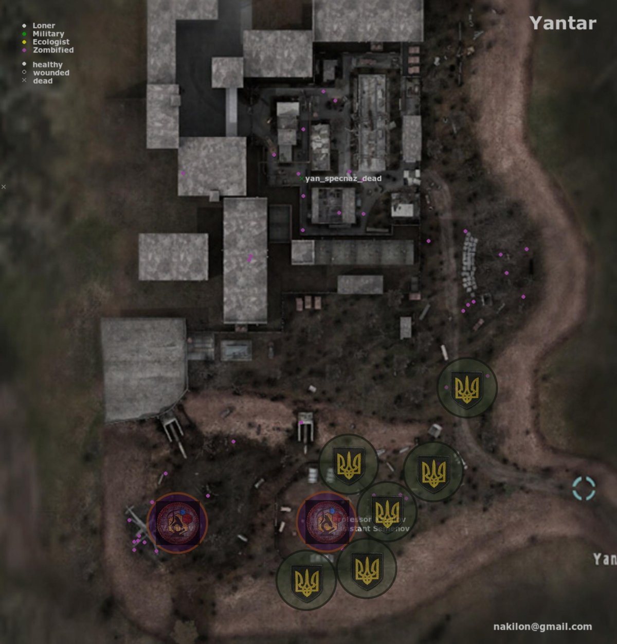 Янтарь сталкер карта