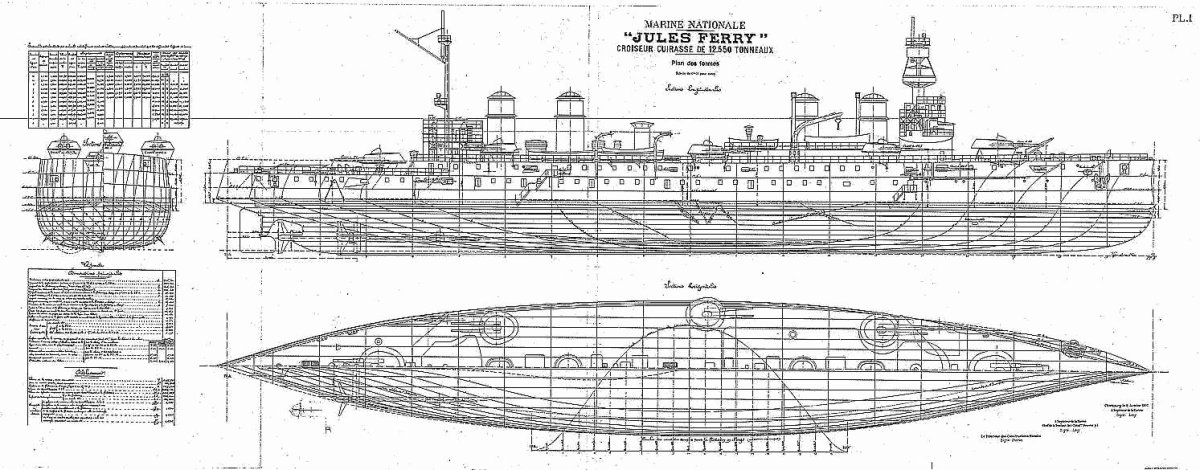 Линкор Данте Алигьери чертежи