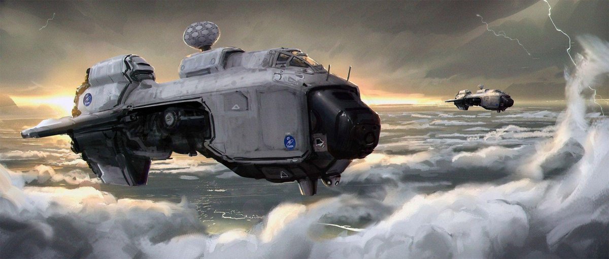 Sci Fi корабли концепт