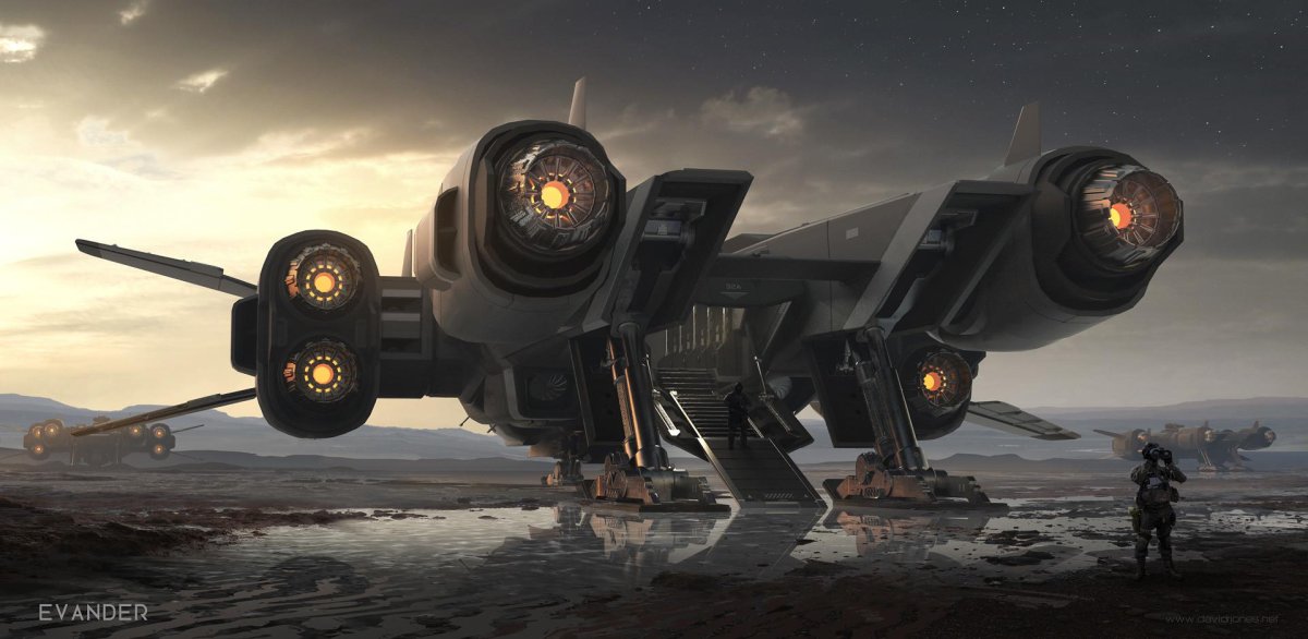 Star Citizen десантный корабль