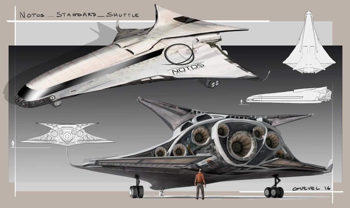 Стелс шаттл концепт