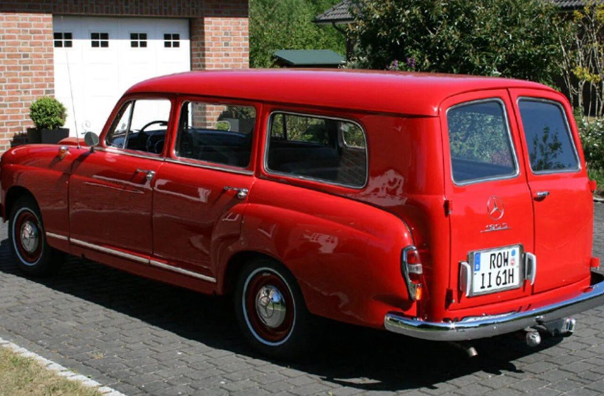 Mercedes-Benz Ponton 180d Station Wagon by Binz 1954 (Green)