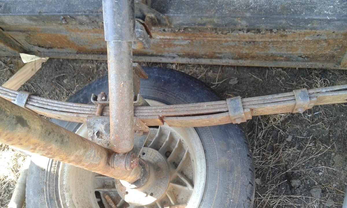 Рессоры прицепа КЗАП