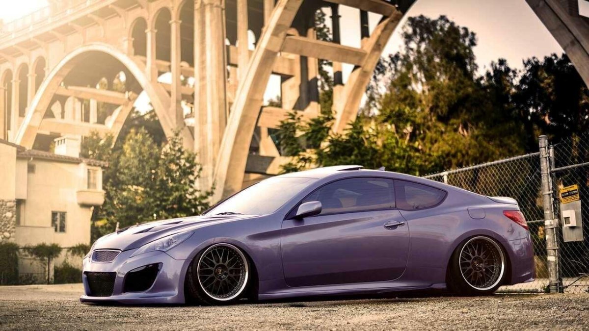 Hyundai Genesis Coupe stance