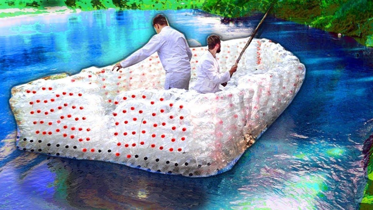 Матрас из бутылок