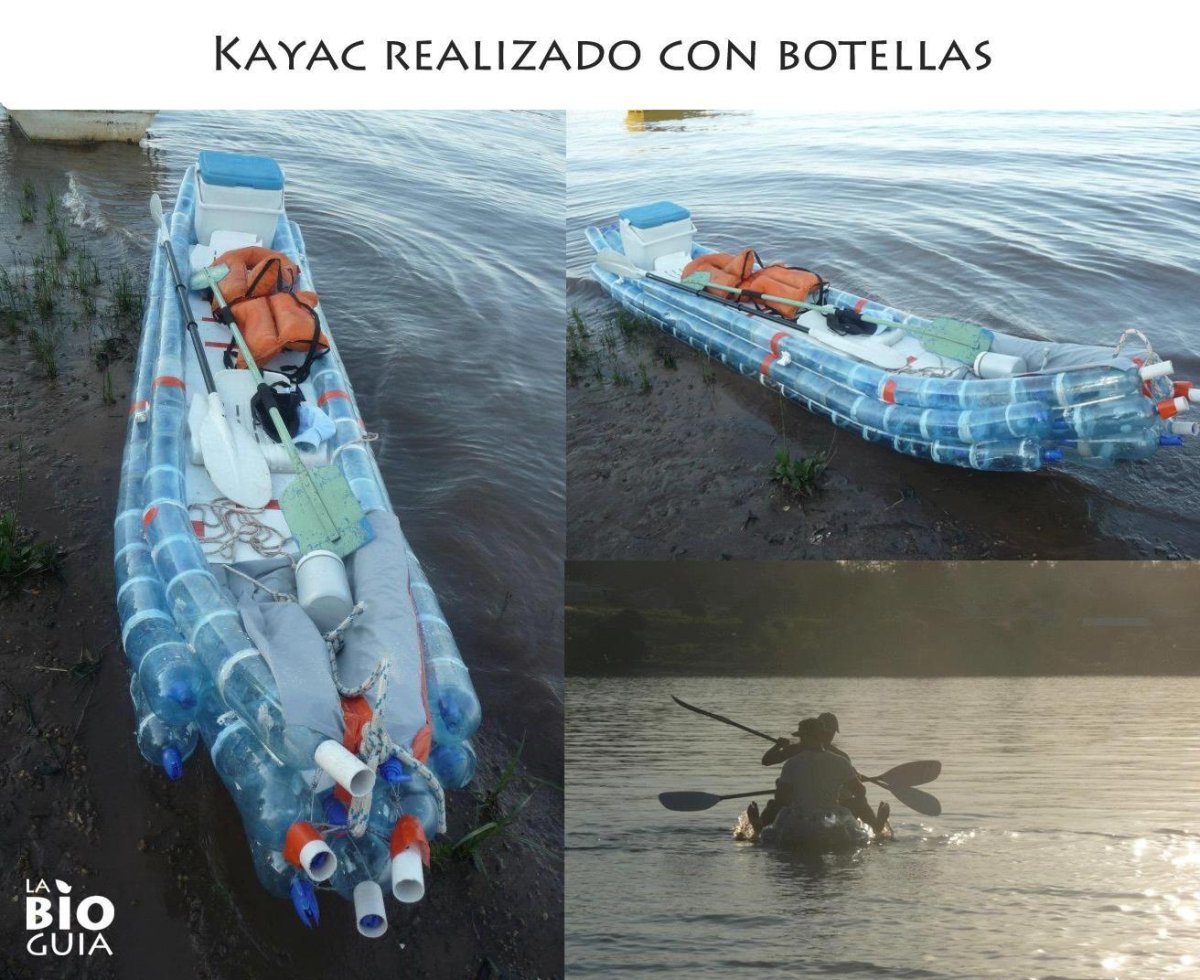 Яхта из пластиковых бутылок