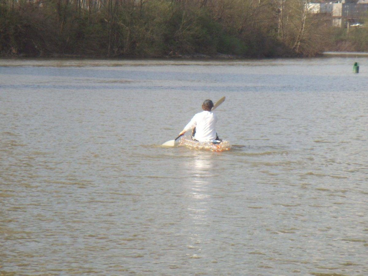 Плот из пластиковых бутылок своими руками