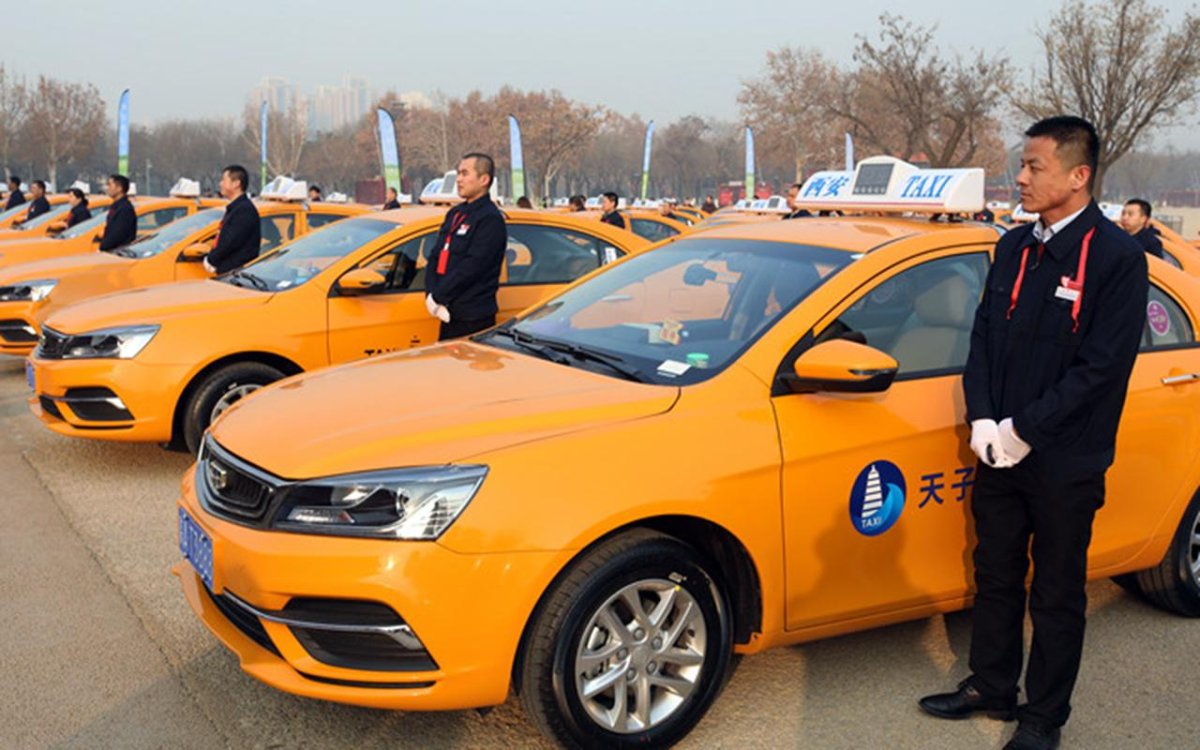 Китайские автомобили в такси