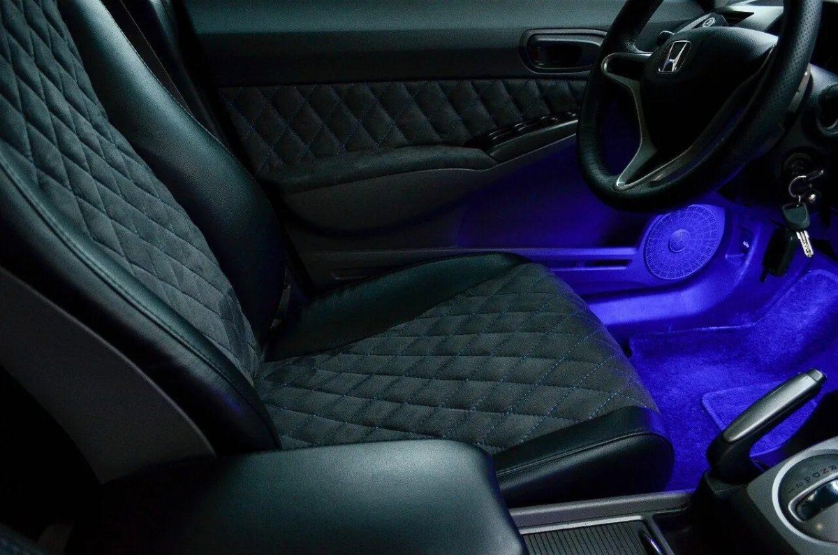 Civic 4d салон алькантара