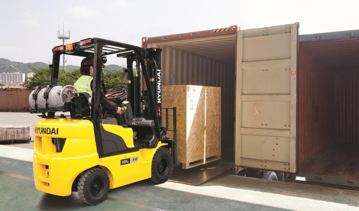 Hyundai 15 вилочный погрузчик 15 тонн