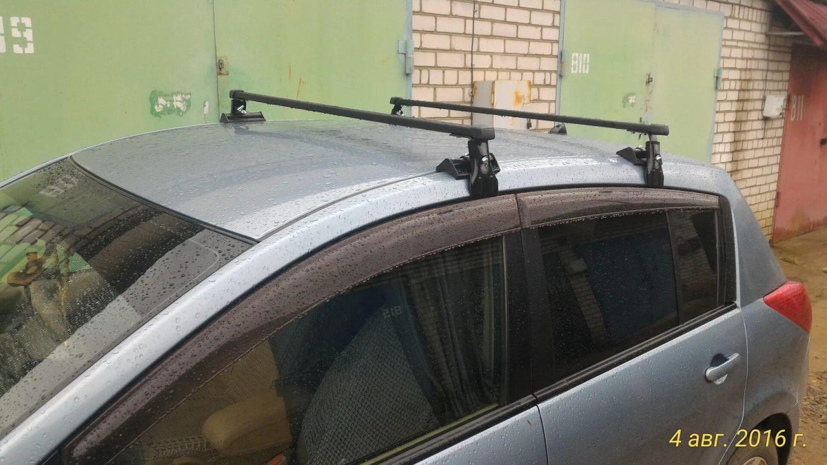 Рейлинги Nissan Tiida c11