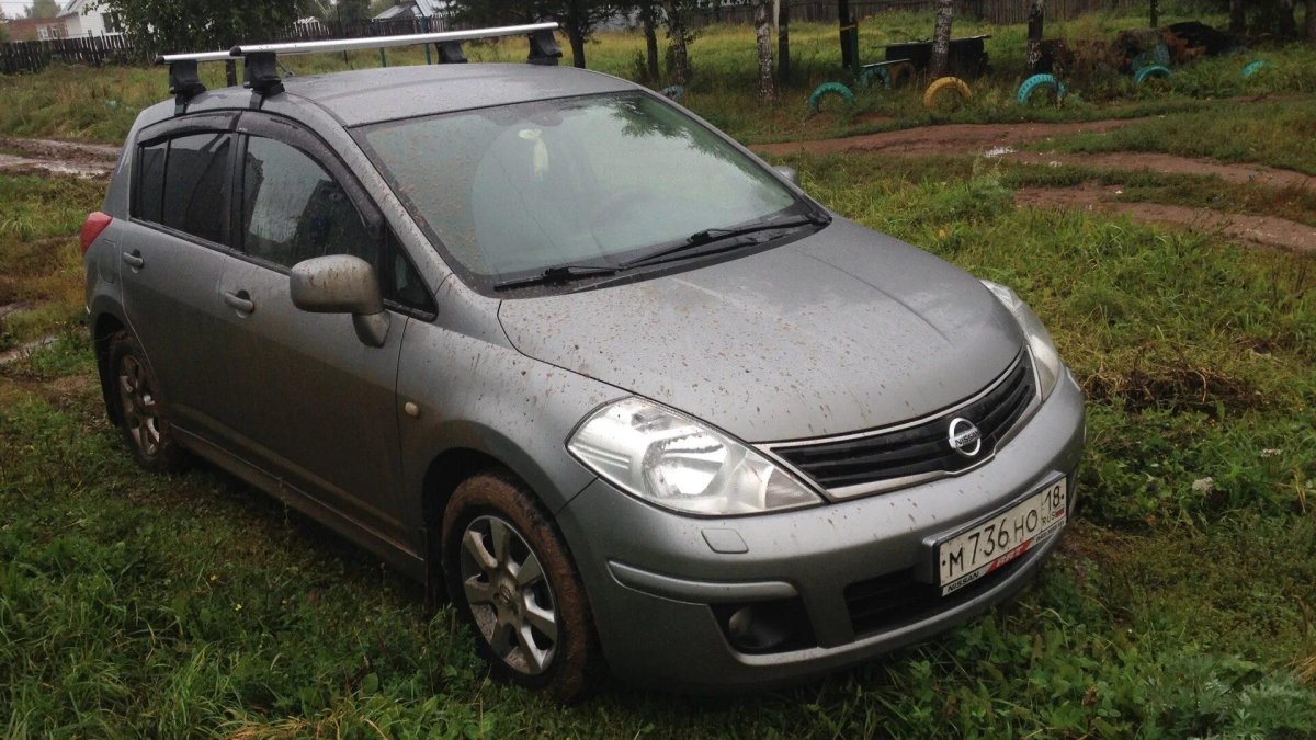 Рейлинги Ниссан Тиида с11