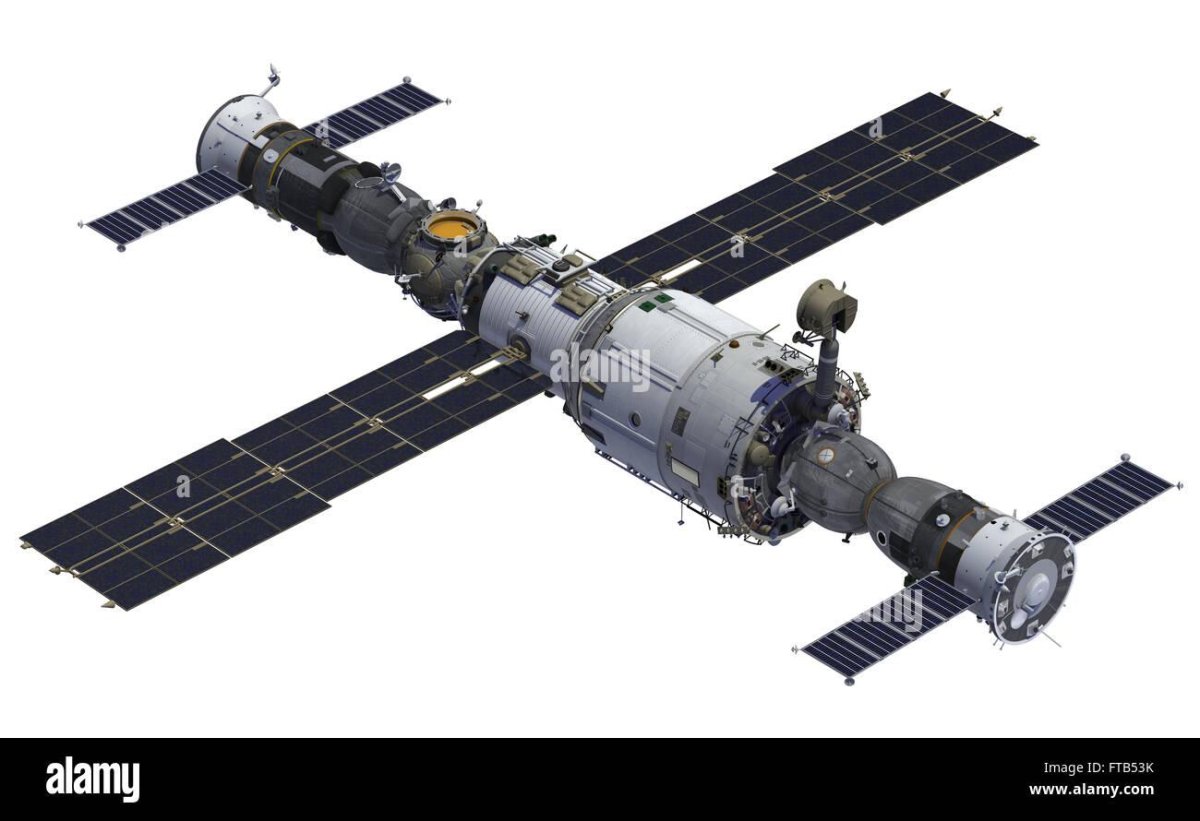 МКС модуль звезда солнечные панели