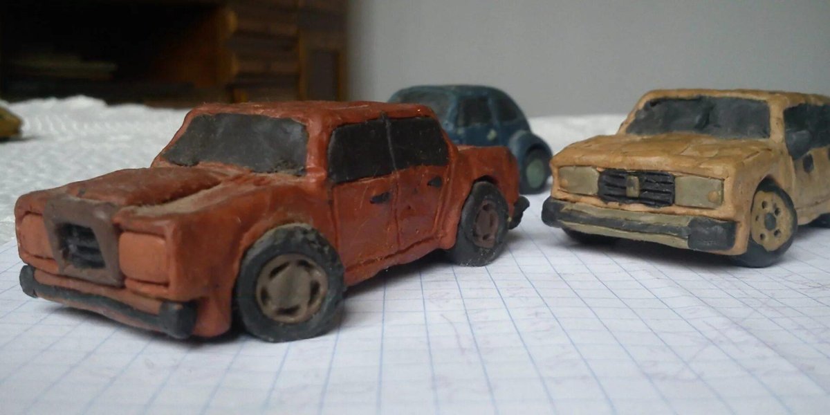 ВАЗ 2107 из глины