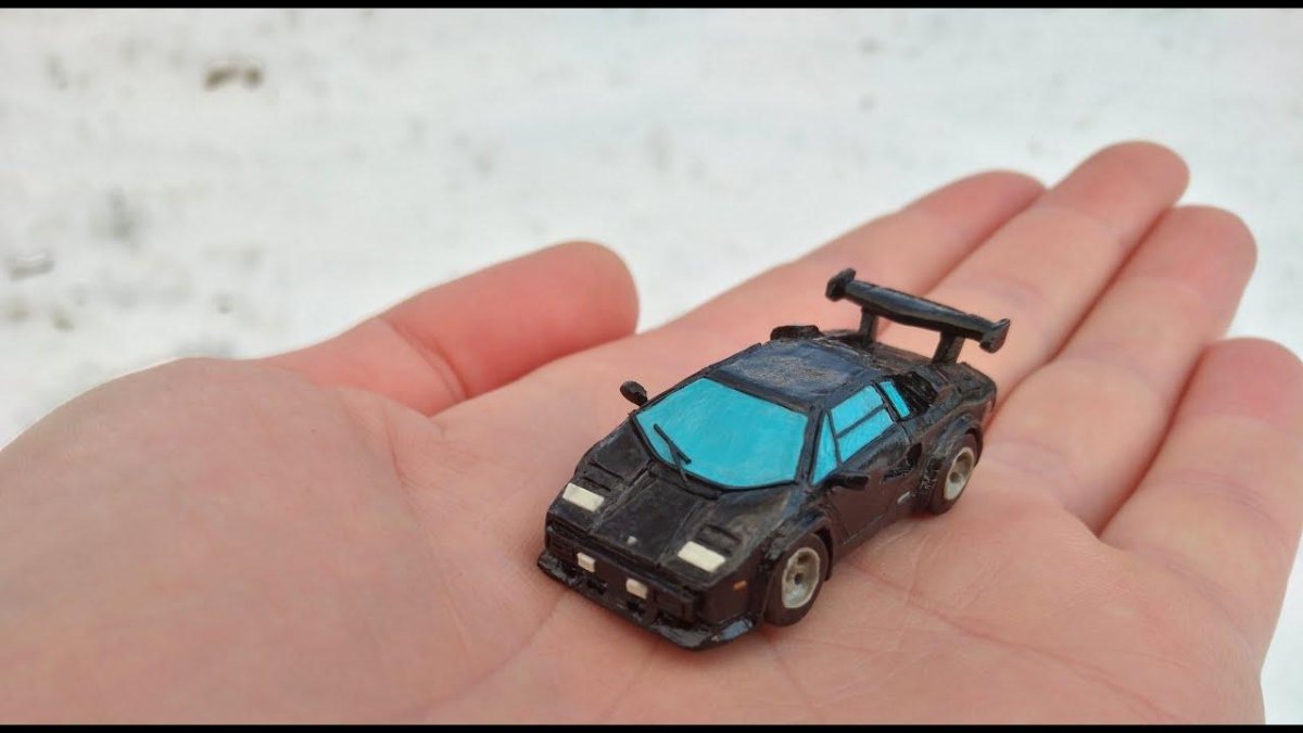 Ламборгини из пластилина