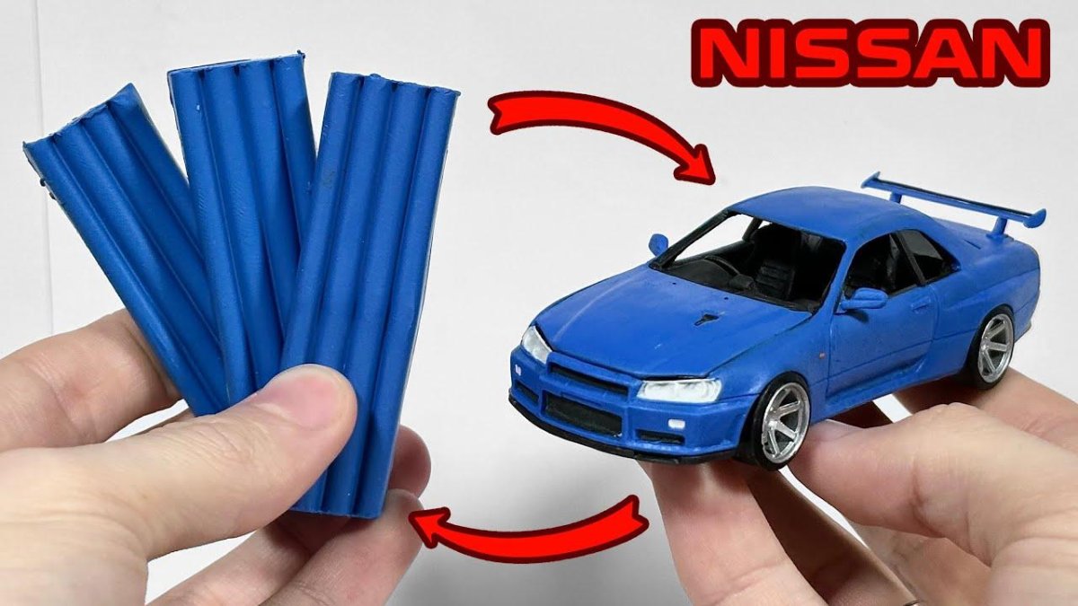 Превращение пластилина в машину