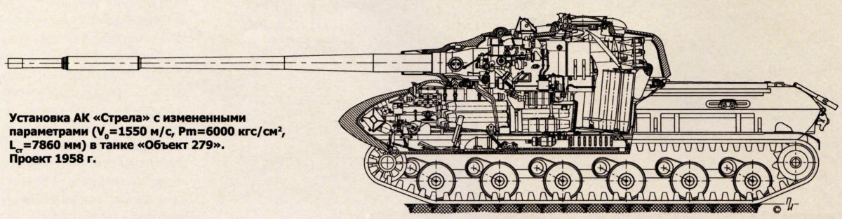Танк объект 279 чертежи
