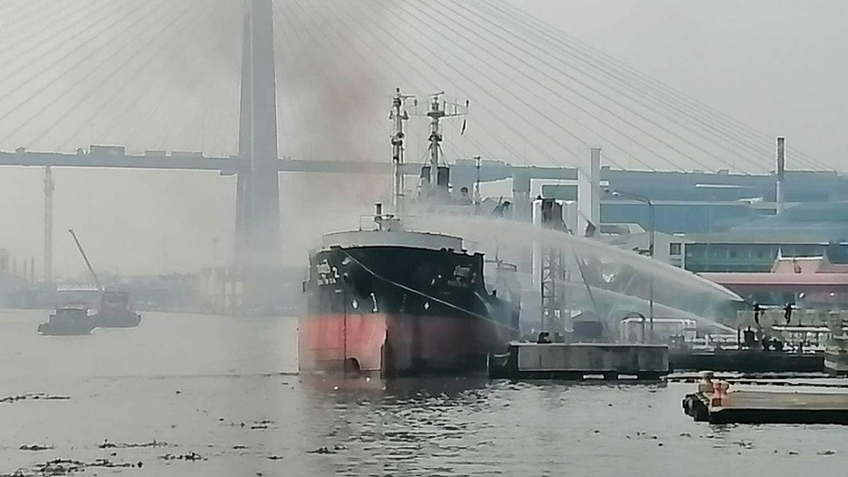 Взрыв танкера