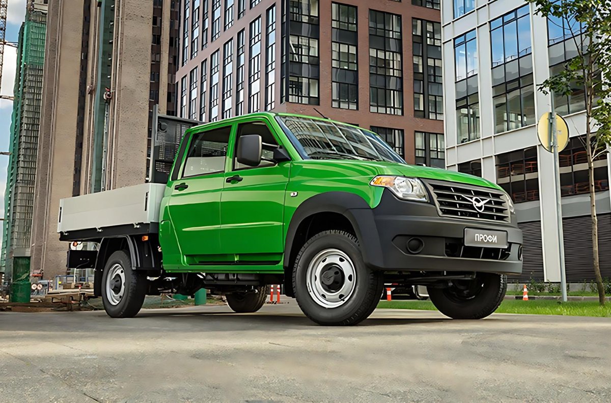 УАЗ профи с двухрядной кабиной